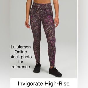 Lululemon Invigorate HR Tights-28” (Topography Multi)